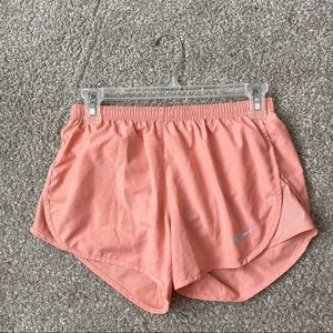 Women’s XS light pink Nike running shorts